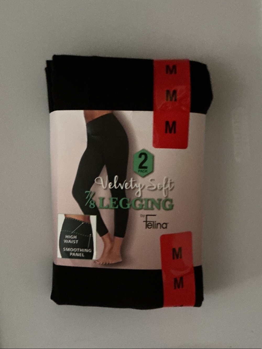Felina Velvety Soft 7/8 Legging - Black M